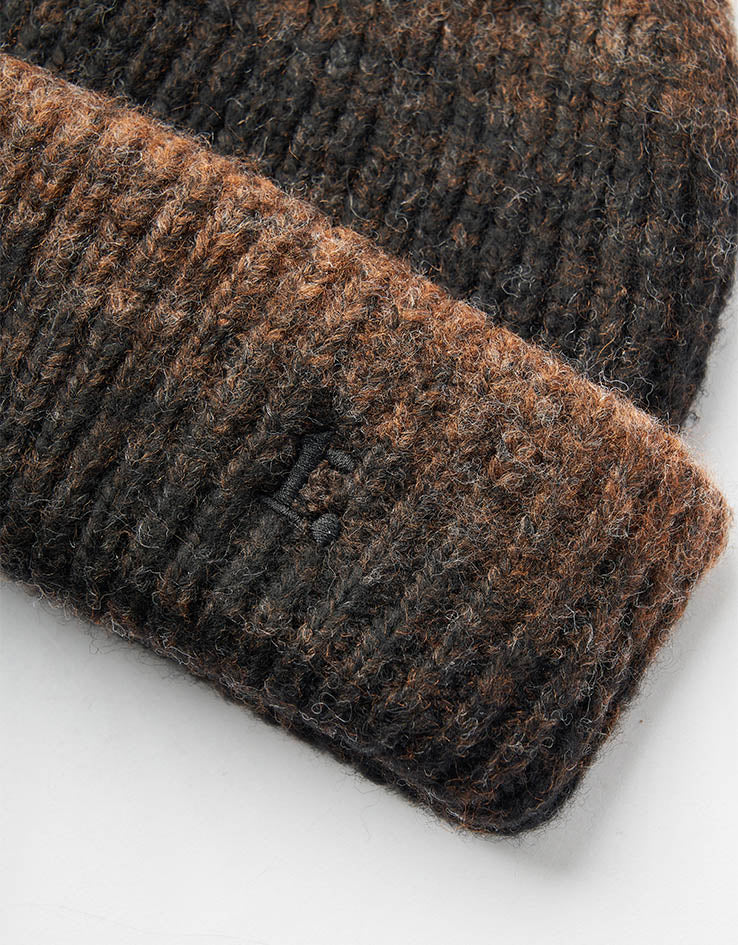 Route One Ombre Wool Blend Beanie - Brown