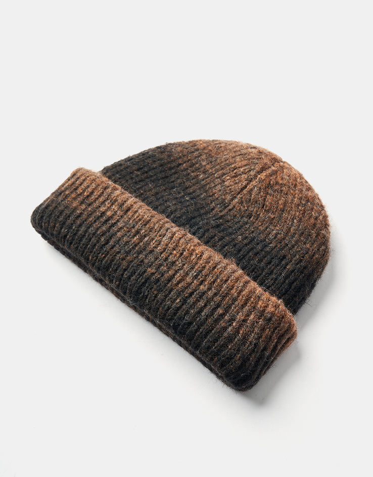Route One Ombre Wool Blend Beanie - Brown