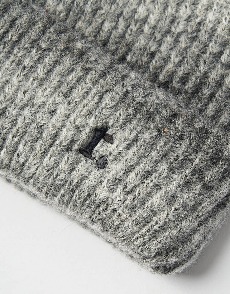 Route One Ombre Wool Blend Beanie - Charcoal