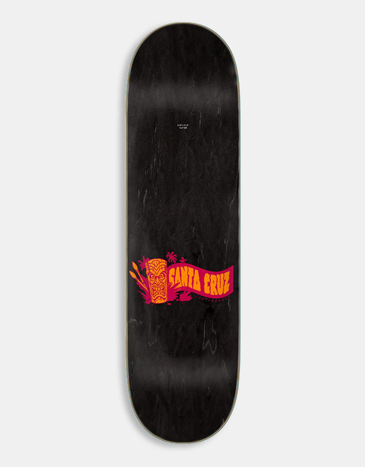 Santa Cruz Roskopp Tiki Mug Skateboard Deck - 8.5"