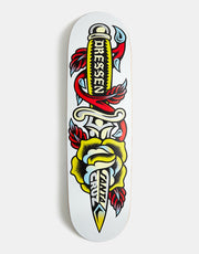 Santa Cruz Dressen Rose Dagger Skateboard Deck - 8.7"