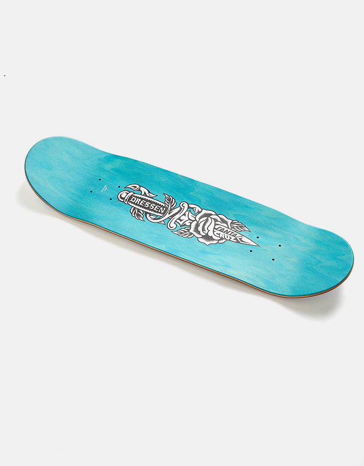 Santa Cruz Dressen Rose Dagger Skateboard Deck - 8.7"