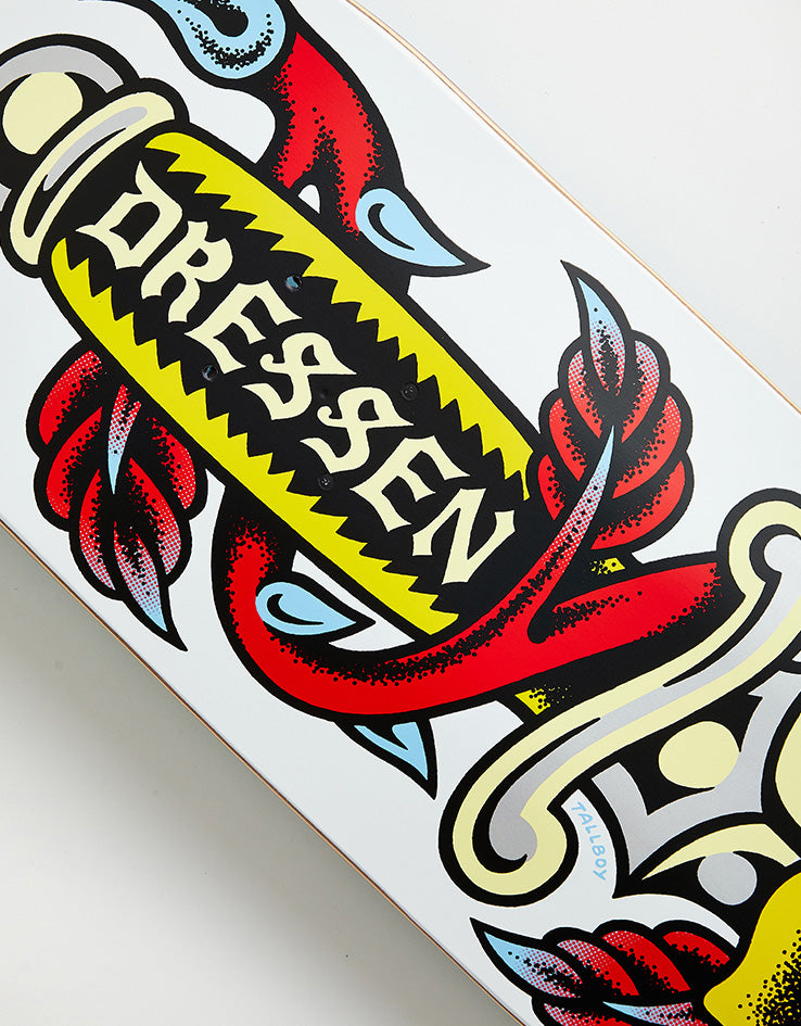 Santa Cruz Dressen Rose Dagger Skateboard Deck - 8.7"