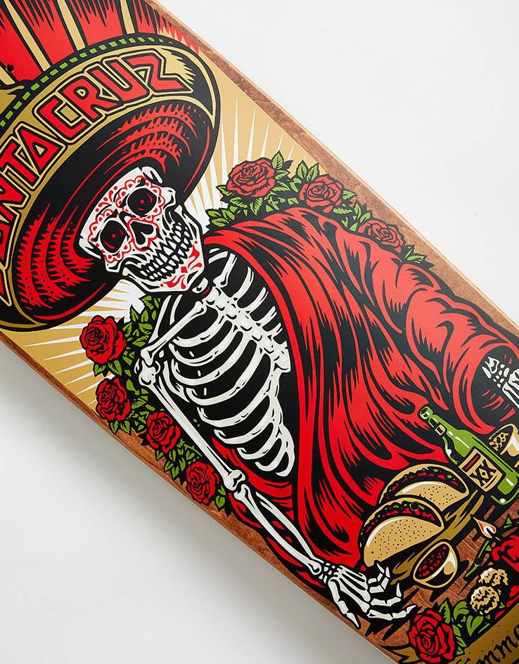 Santa Cruz Guzman Divine Diner Shaped Skateboard Deck - 9.16"
