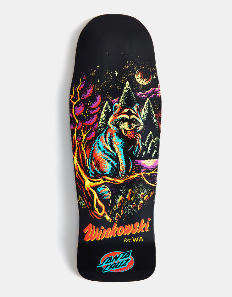 Santa Cruz Winkowski Trash Panda Shaped Skateboard Deck - 10.34"