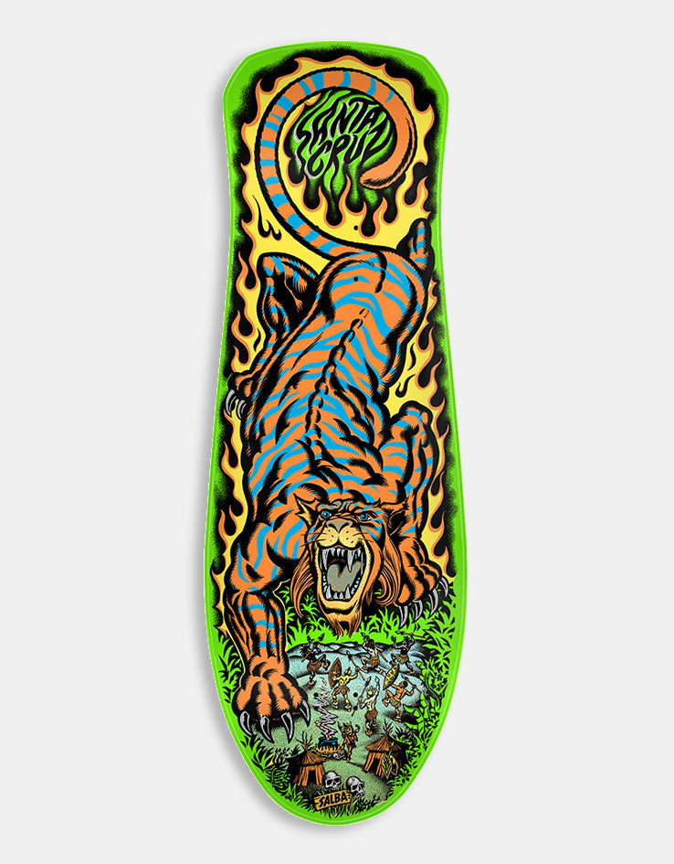 Santa Cruz Salba Tiger Reissue Skateboard Deck - 10.3"