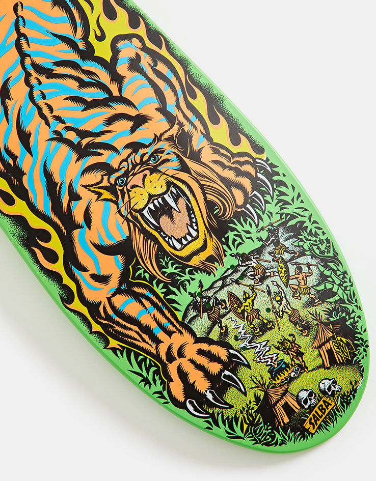 Santa Cruz Salba Tiger Reissue Skateboard Deck - 10.3"