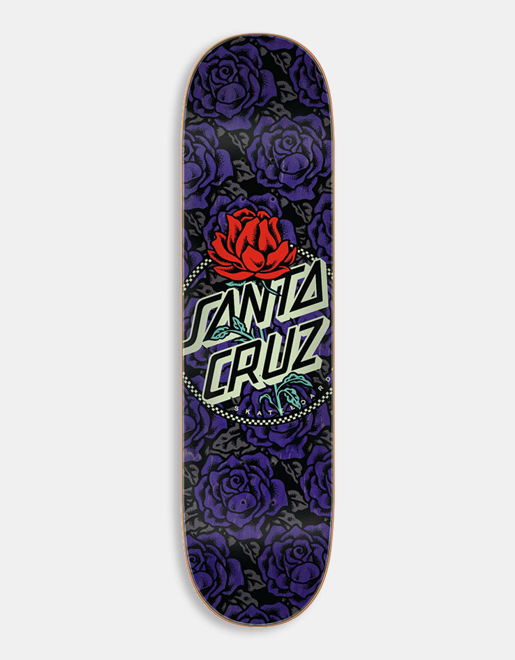 Santa Cruz Rosette Ringed Dot Skateboard Deck - 8"