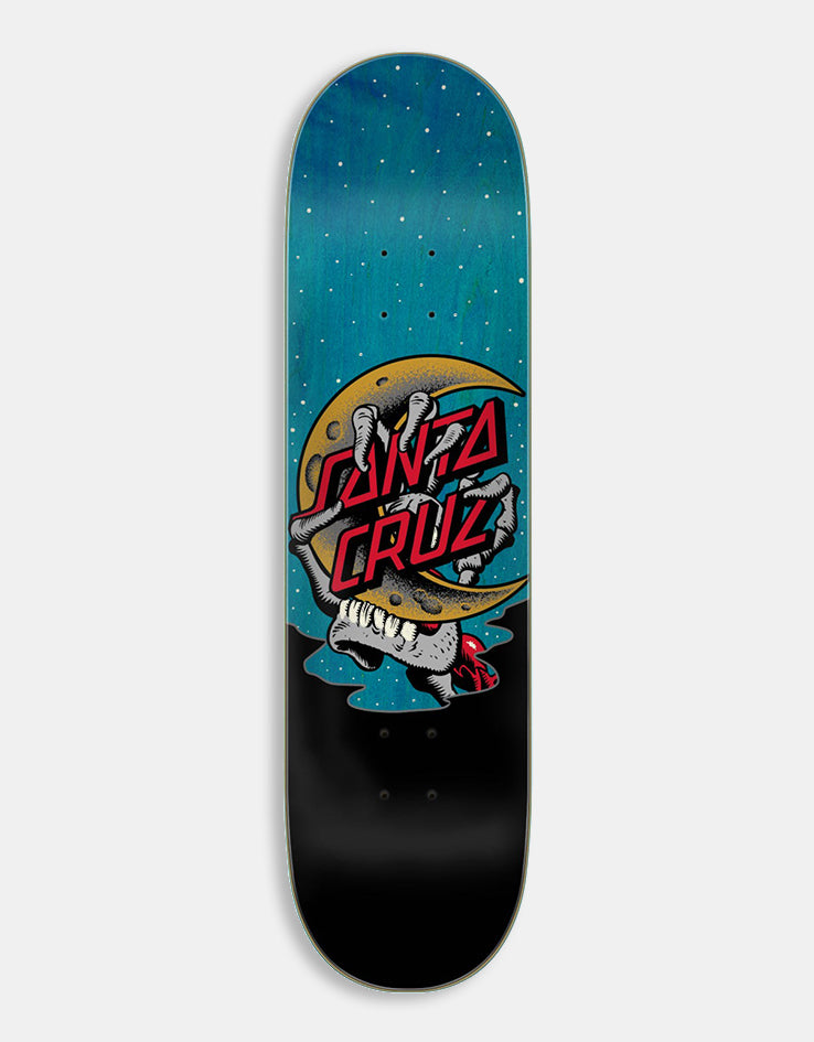 Santa Cruz Crescent Bone Hand Skateboard Deck - 8.25"