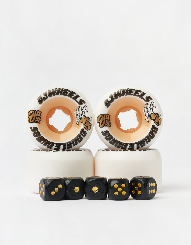 OJ Double Duro Mini Combo 99a/95a Skateboard Wheels - White/Gum