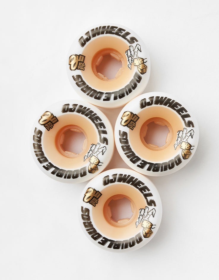 OJ Double Duro Mini Combo 99a/95a Skateboard Wheels - White/Gum