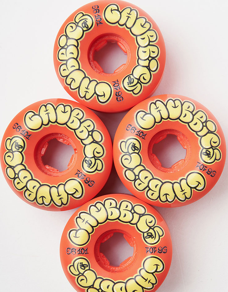 OJ Throw Ups Chubbies 101a Skateboard Wheels - 56mm