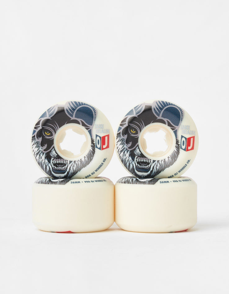 OJ Braun Wolf Elite Hardline 99a Skateboard Wheels - 56mm