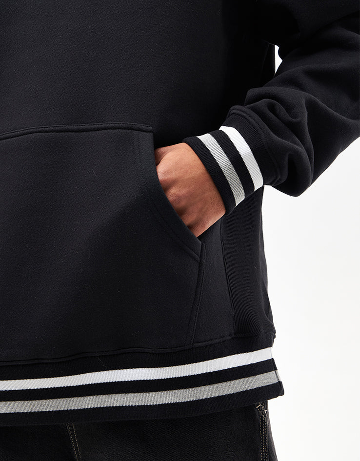 Route One Organic Frog Pullover Hoodie - Black