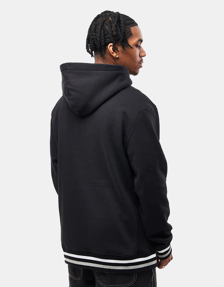 Route One Organic Butterflies Pullover Hoodie - Black
