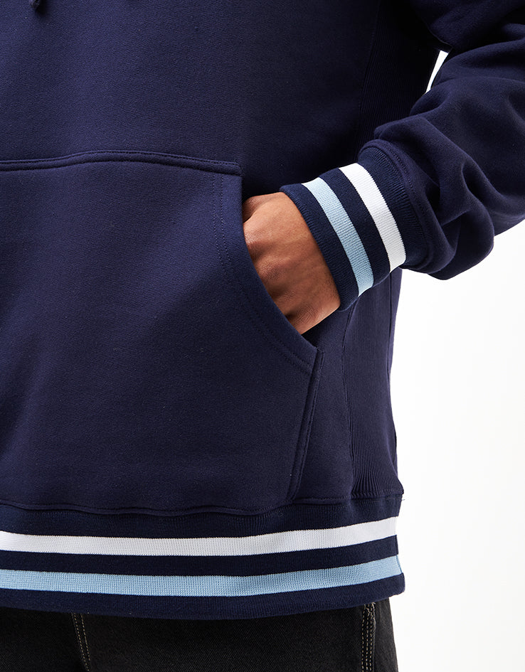 Route One Organic Dragon Heavyweight Pullover Hoodie - Eclipse