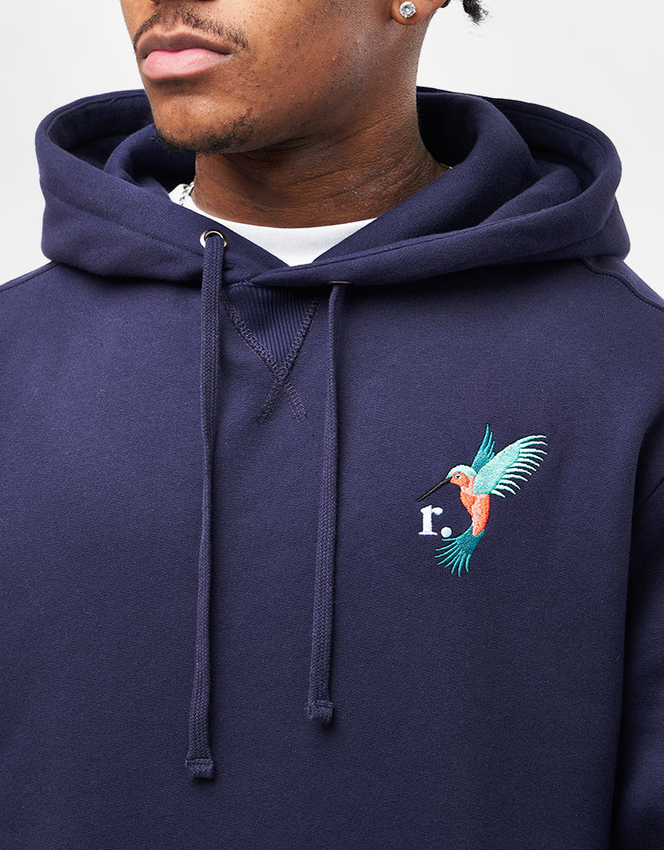 Route One Organic Hummingbird Pullover Hoodie - Eclipse