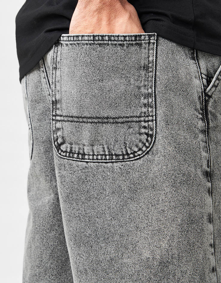 Route One Super Baggy Jorts - Slate Grey