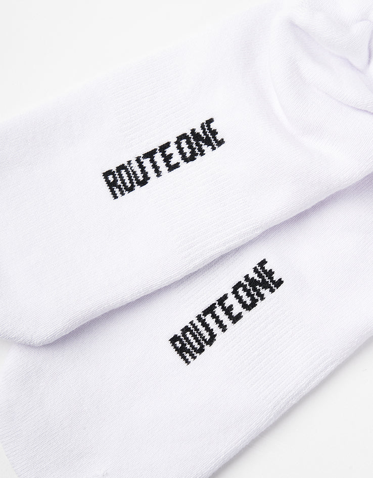 Route One Dayzeez Crew Socks - White