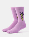 Route One Super Stars Crew Socks - Purple