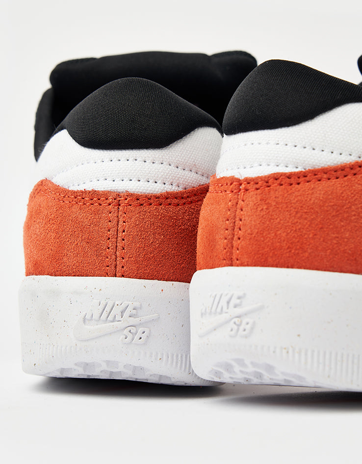 Nike SB Force 58 Skate Shoes - White/Black-Cosmic Clay-White