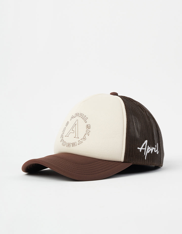 April Full Circle Trucker Cap - Brown