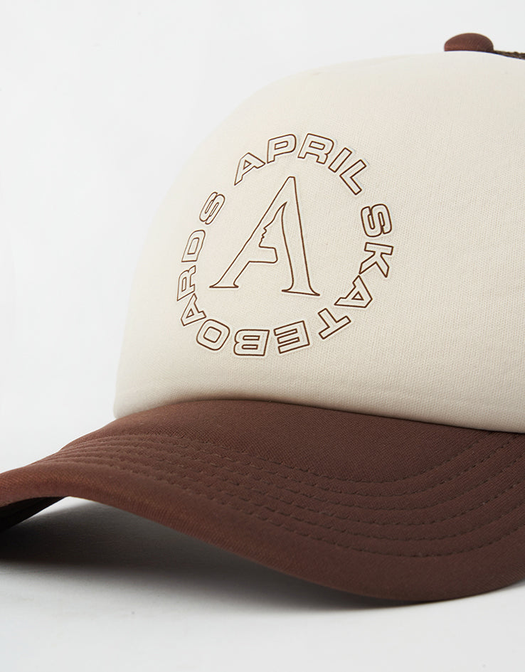 April Full Circle Trucker Cap - Brown