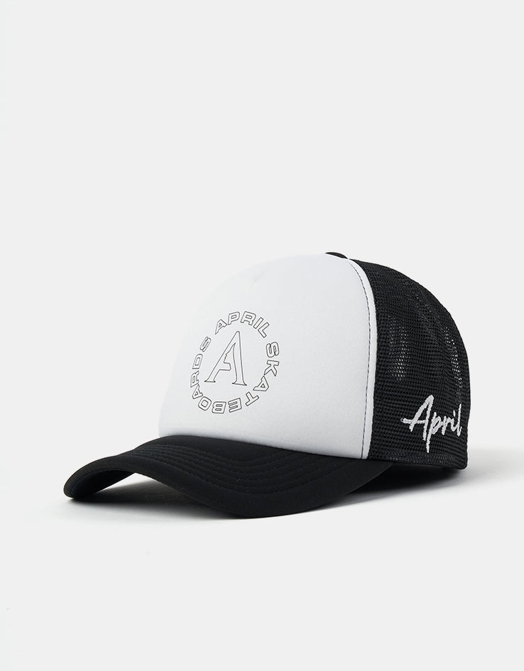April Full Circle Trucker Cap - Black