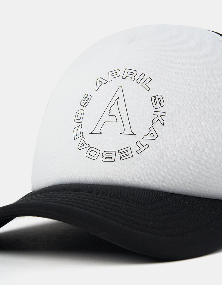 April Full Circle Trucker Cap - Black