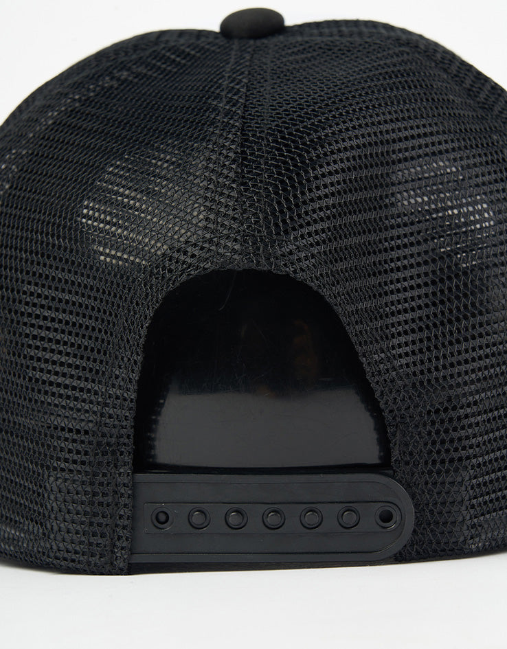 April Full Circle Trucker Cap - Black