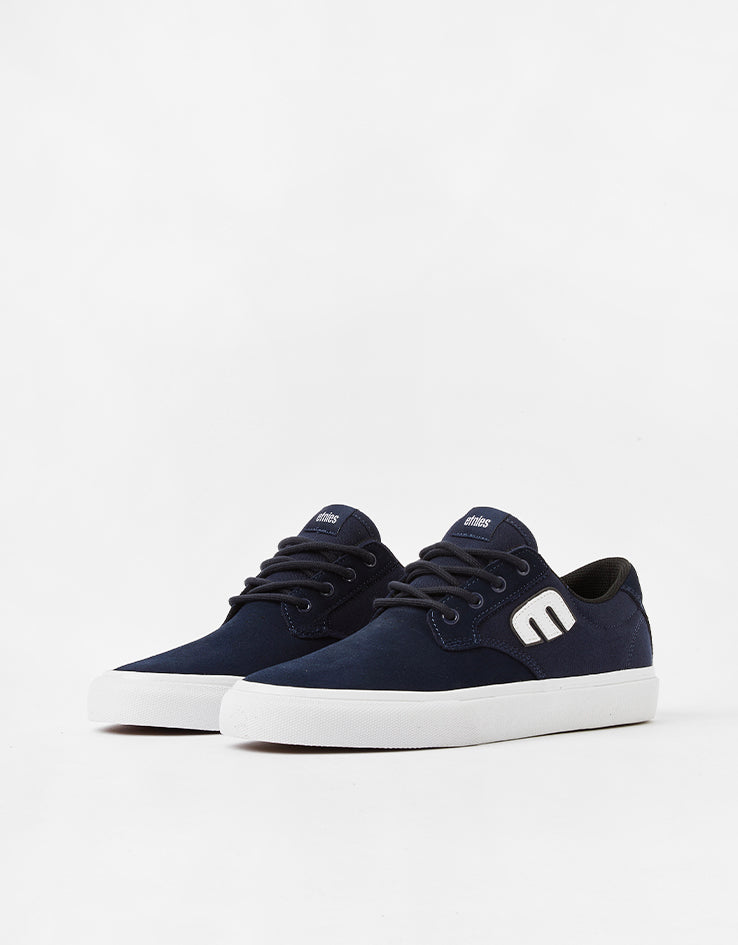 Etnies Barge Plus Skate Shoes - Navy