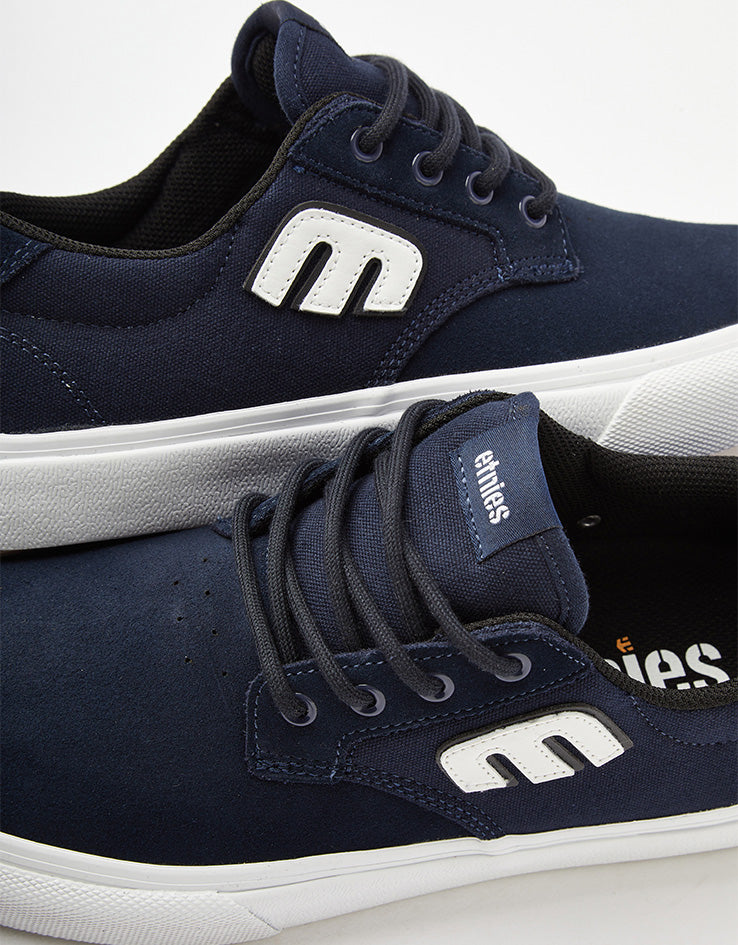 Etnies Barge Plus Skate Shoes - Navy