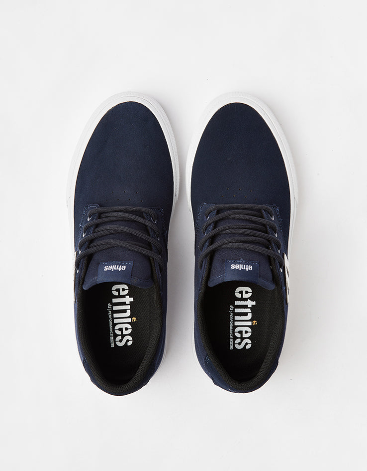 Etnies Barge Plus Skate Shoes - Navy