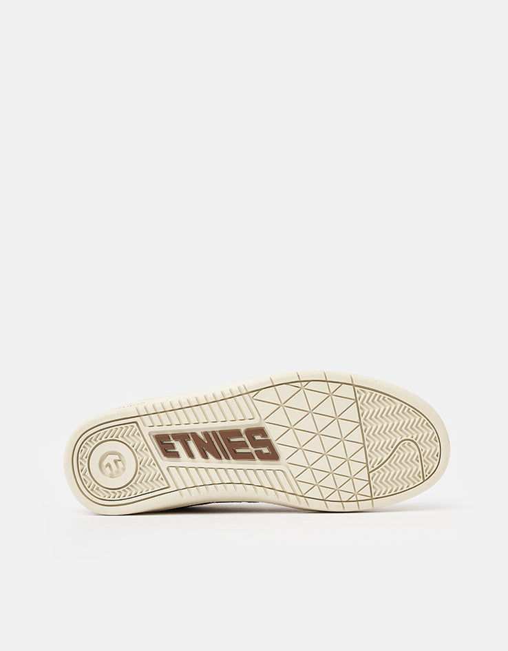 Etnies Snake Skate Shoes - Tan/Brown/Grey