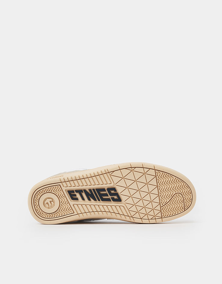 Etnies Snake Skate Shoes - White/Navy