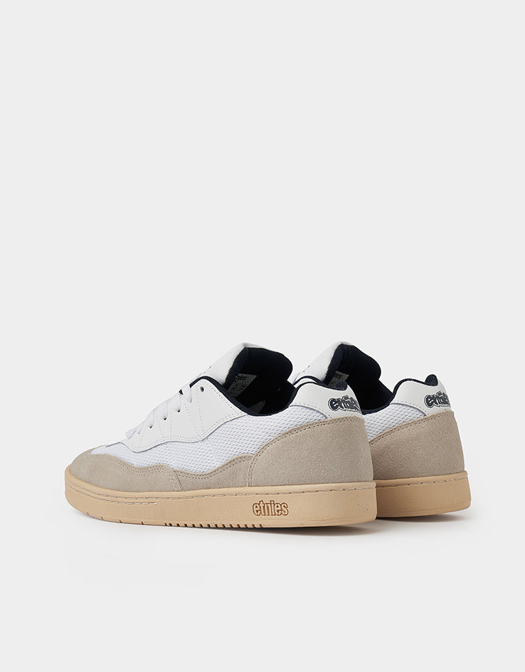 Etnies Snake Skate Shoes - White/Navy