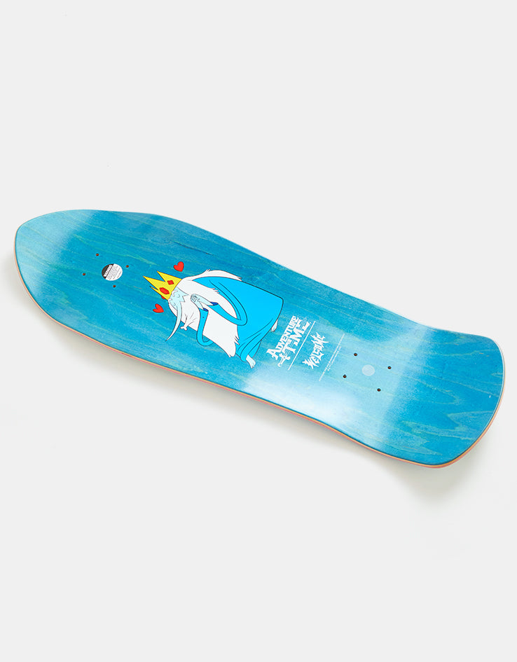 Welcome x Adventure Time Ice King on Crossbone Skateboard Deck - 10"