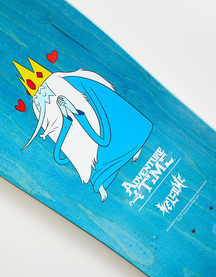 Welcome x Adventure Time Ice King on Crossbone Skateboard Deck - 10"