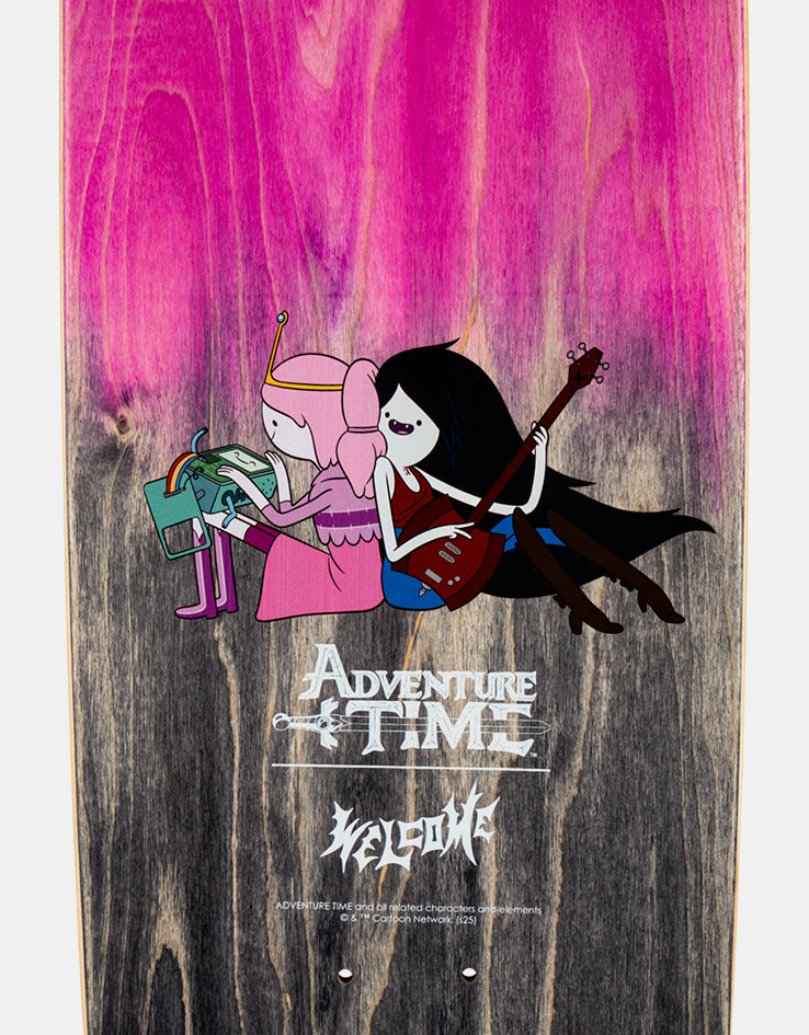 Welcome x Adventure Time Princess Power on Son of Boline Skateboard Deck - 8.8"
