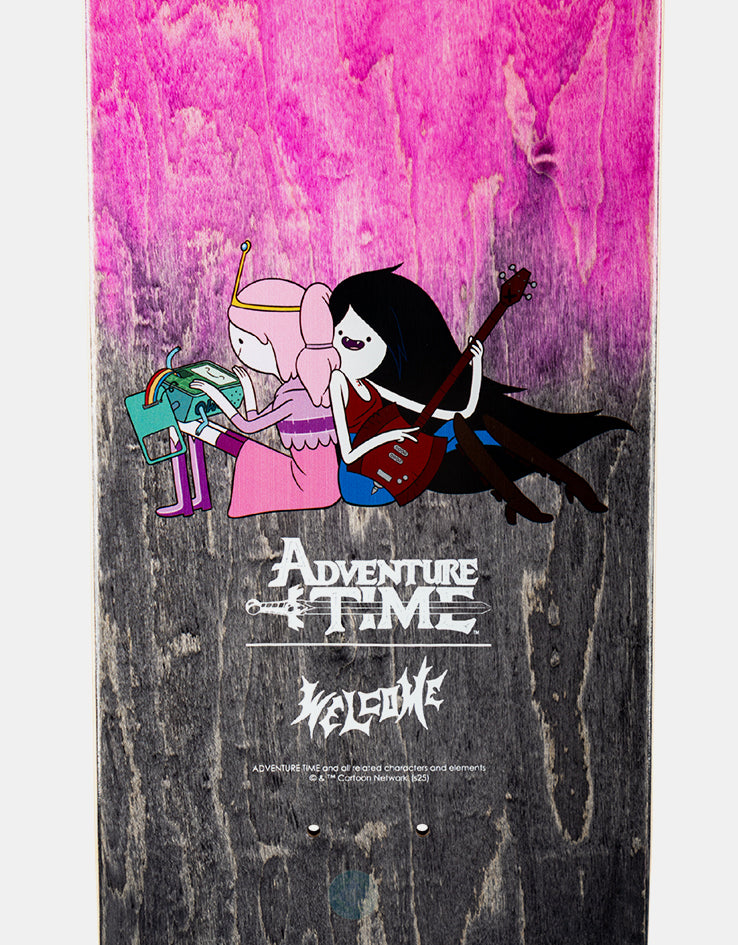 Welcome x Adventure Time Princess Power on Popsicle Skateboard Deck - 8.25"