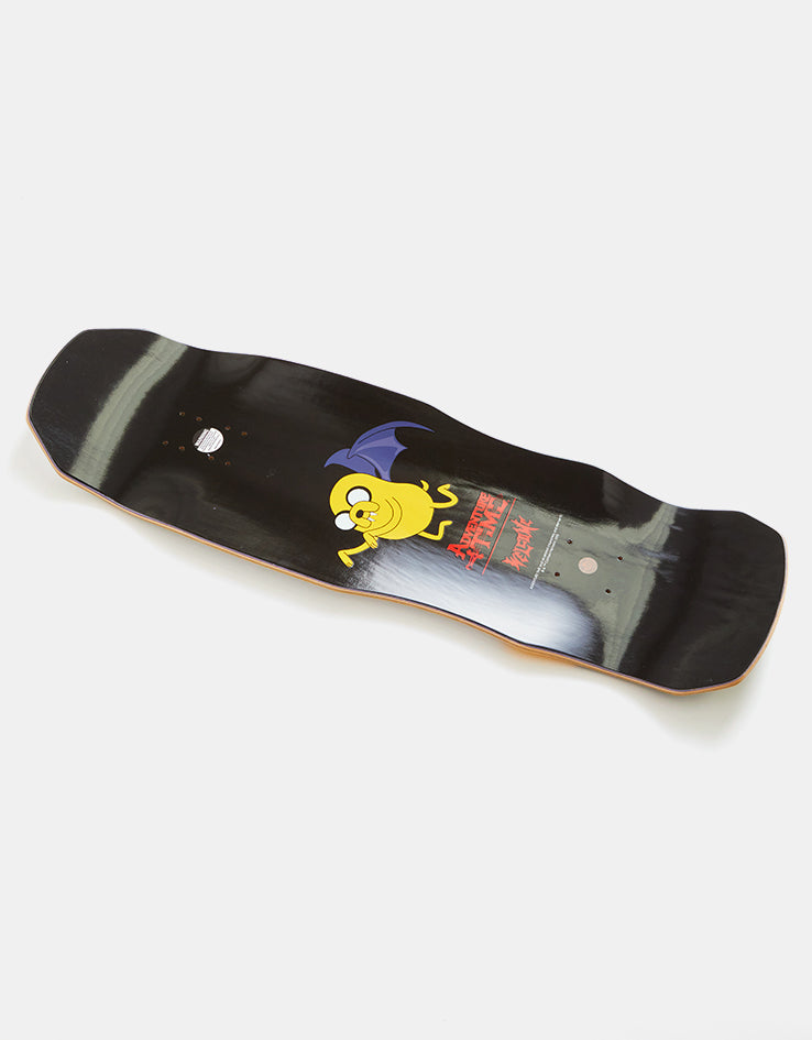 Welcome x Adventure Time Jake on Dark Lord Skateboard Deck - 9.75"