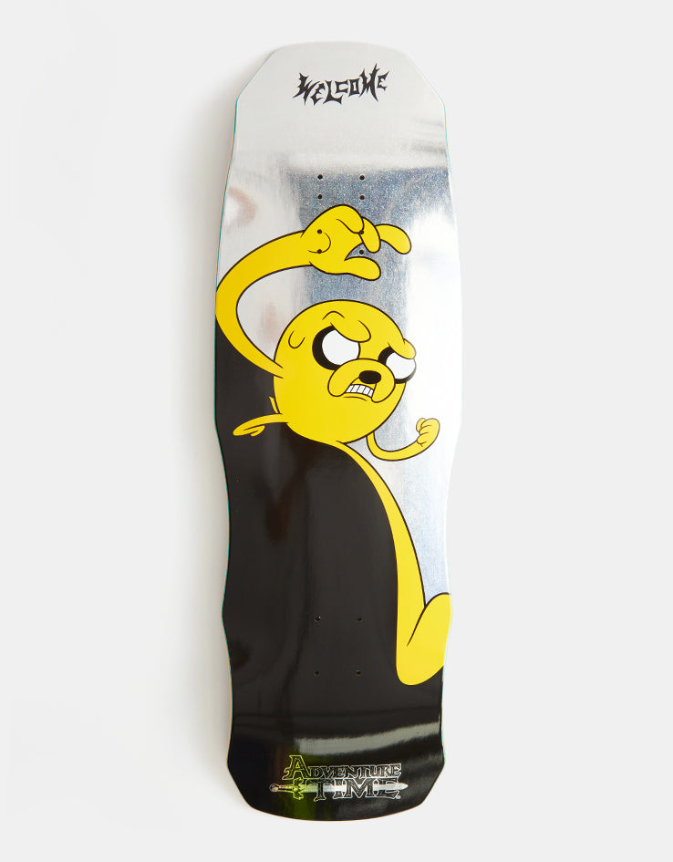 Welcome x Adventure Time Jake on Dark Lord Skateboard Deck - 9.75"