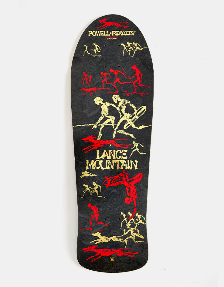 Powell Peralta Mountain Gold Foil Bones Brigade S16 Reissue Skateboard Deck - 9.9"