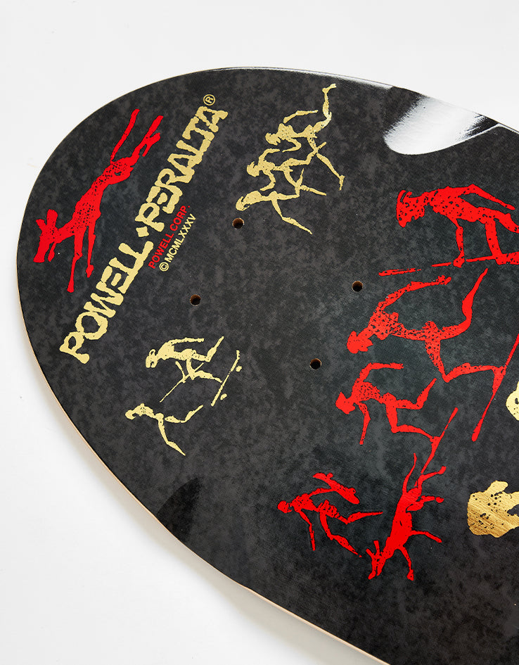 Powell Peralta Mountain Gold Foil Bones Brigade S16 Reissue Skateboard Deck - 9.9"