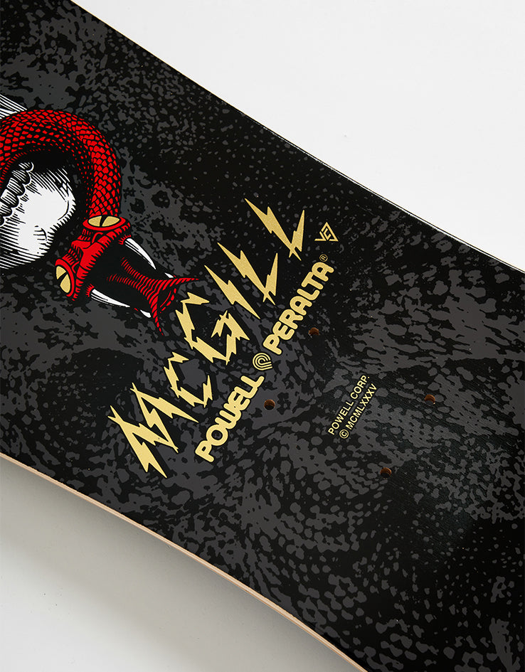 Powell Peralta McGill Gold Foil Bones Brigade S16 Reissue Skateboard Deck - 10"