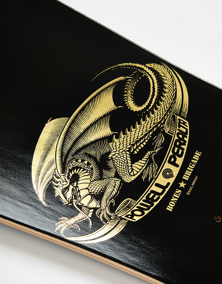 Powell Peralta McGill Gold Foil Bones Brigade S16 Reissue Skateboard Deck - 10"