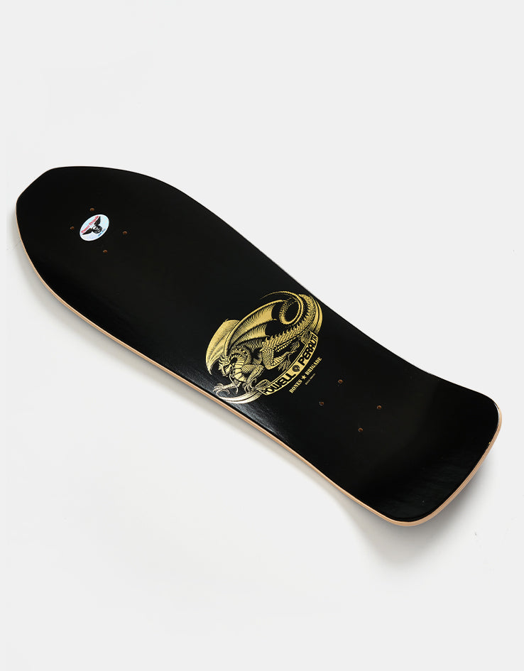 Powell Peralta McGill Gold Foil Bones Brigade S16 Reissue Skateboard Deck - 10"