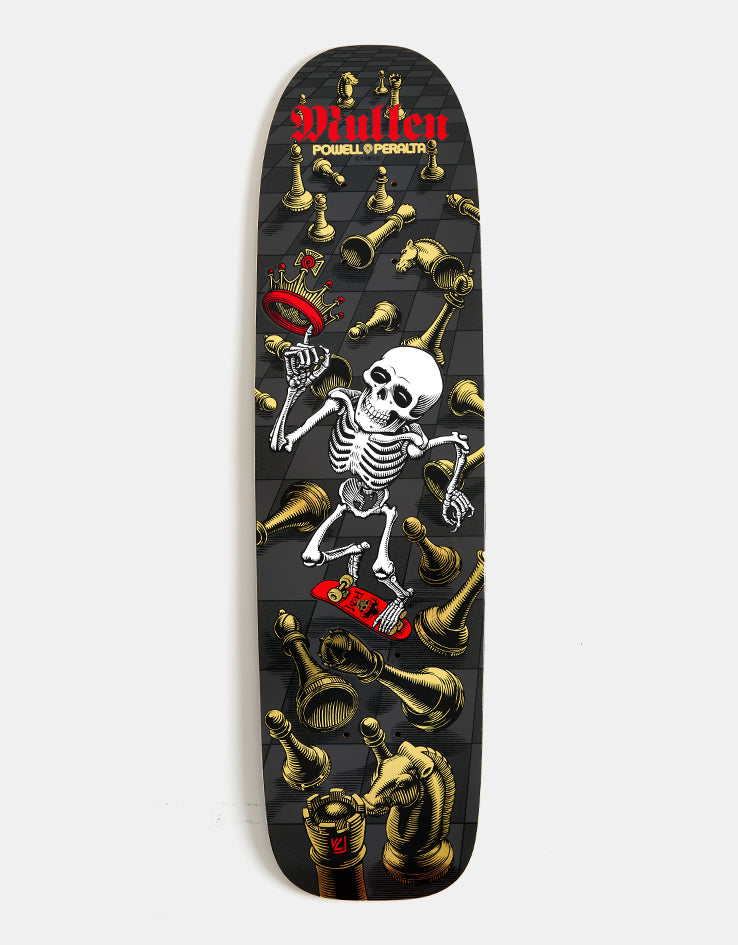 Powell Peralta Mullen Gold Foil Bones Brigade S16 Reissue Skateboard Deck - 7.4"