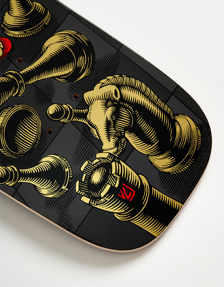 Powell Peralta Mullen Gold Foil Bones Brigade S16 Reissue Skateboard Deck - 7.4"