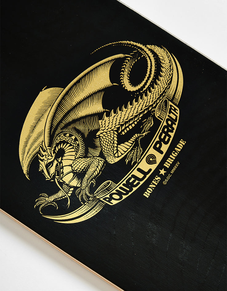 Powell Peralta Mullen Gold Foil Bones Brigade S16 Reissue Skateboard Deck - 7.4"